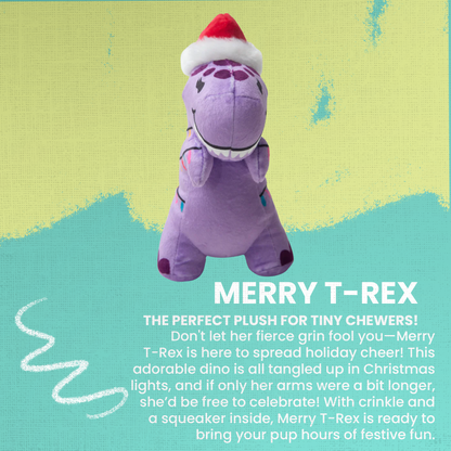 Merry T-Rex Dog Toy