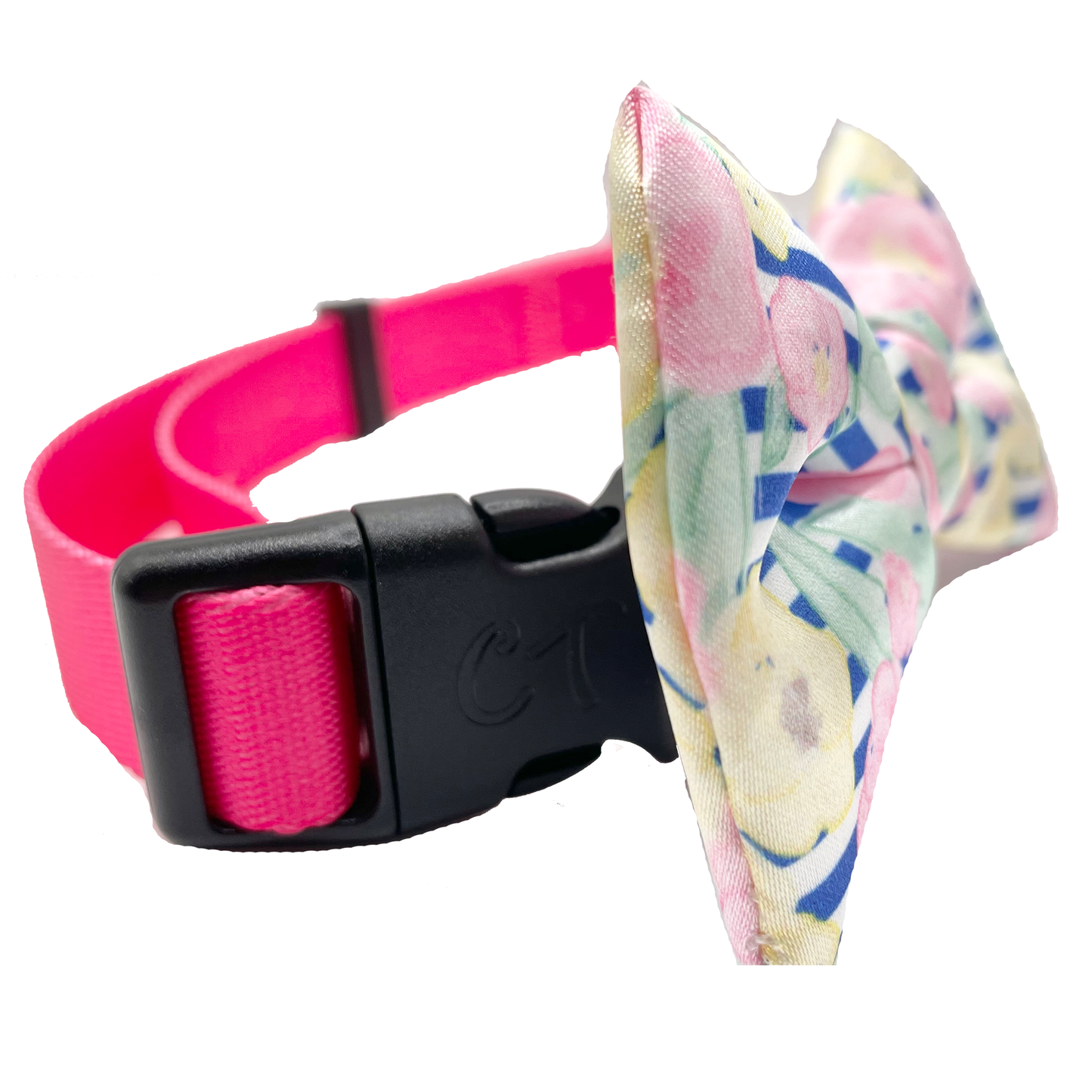 Preppy Pet Floral Dog Bow Tie