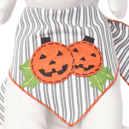 Striped Pumpkins Halloween Bandana