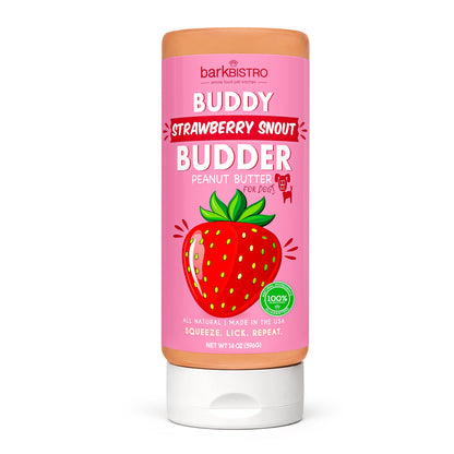 Dog Peanut Butter Buddy Budder - Squeeze Bottle 14 oz