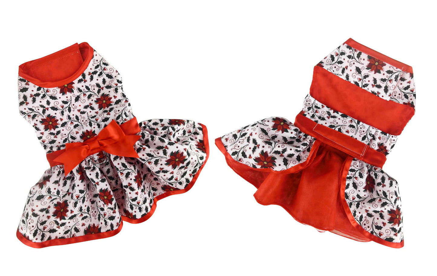 Holly Holiday Dog Harness Dress