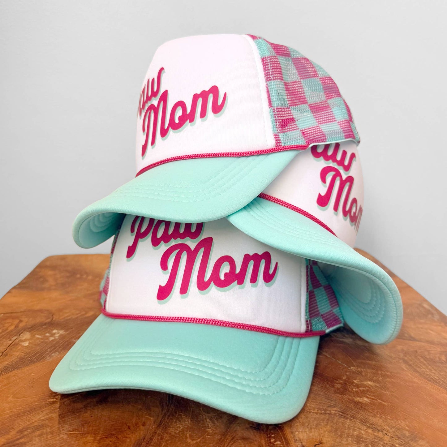Paw Mom Retro Trucker Hat