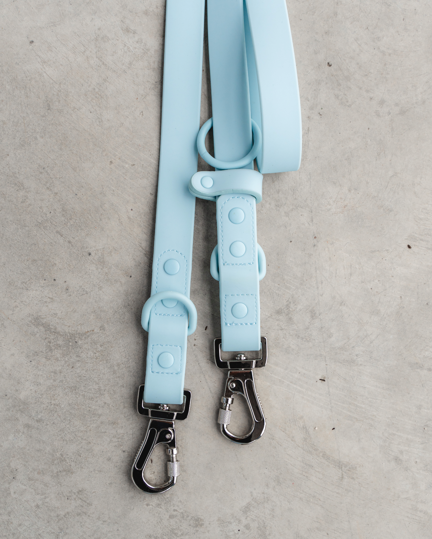 Hands Free Leash in Sky Blue 8"