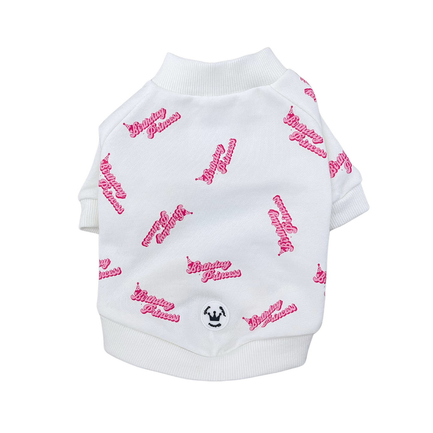 Birthday Princess All Over Dog Crewneck