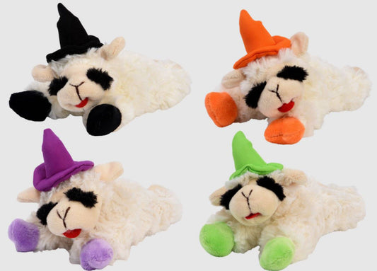 Chuleta de cordero con sombrero de bruja para varias mascotas