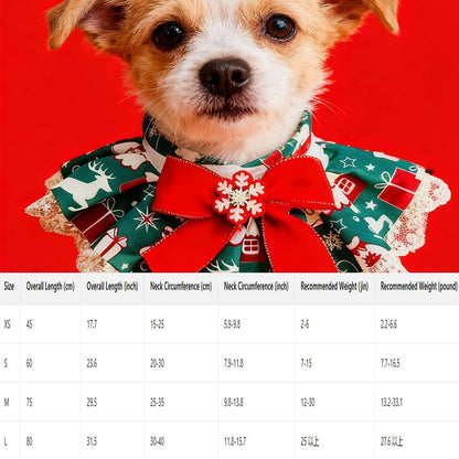 Gingerbread Ruffle Pet Collar