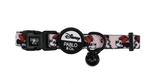 Collar para gato con Minnie Mouse y flores