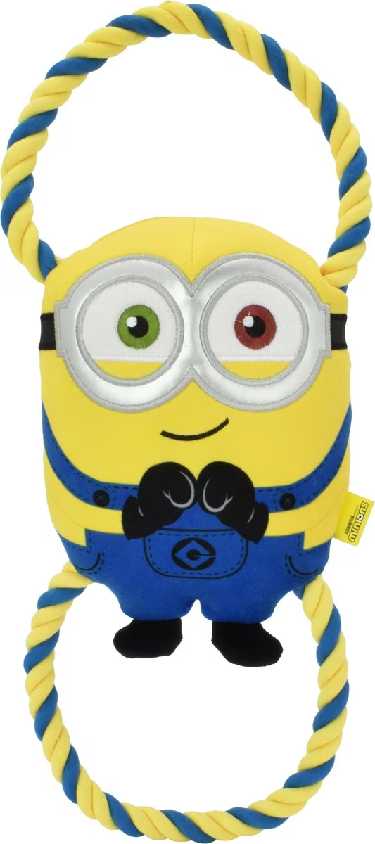 Minions® Bob Double Tug With Rope Dog Toy