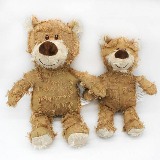 Squeaky Plush Bear Dog Toy