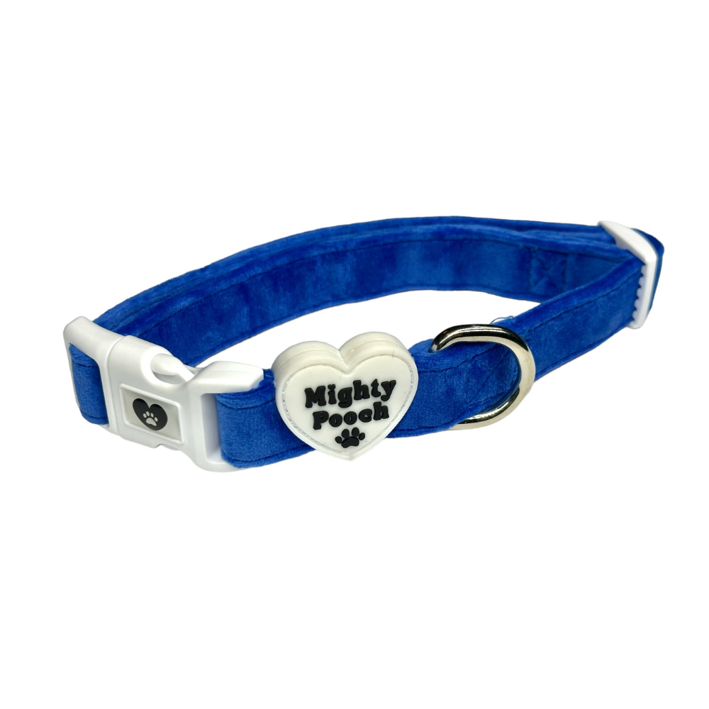 Velvet Comfort Dog Collar - Assorted Colors