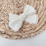 Ivory Lace Hair Bow