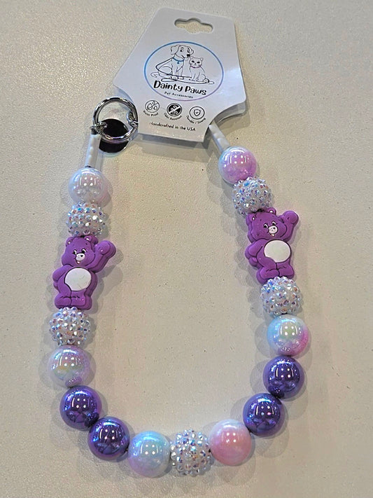 Bear Beaded Dog Collar Necklace - Assorted Colors