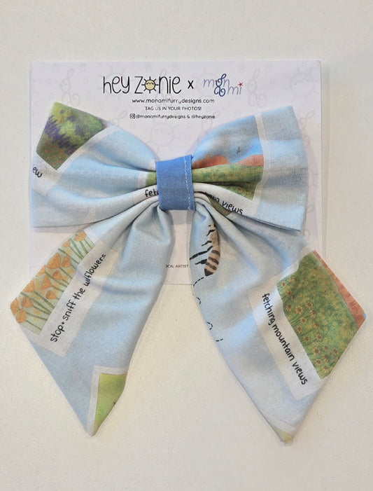 Scenic Arizona Dog Sailor Bow