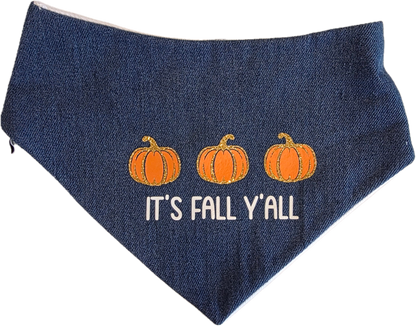 Mama's Little Pumpkin Reversible Dog Bandana
