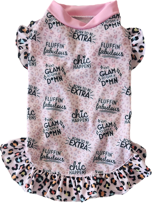 Fluffin' Fabulous Shimmy Dog Dress