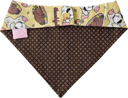 Lamb Thankful Dog Bandana - Yellow