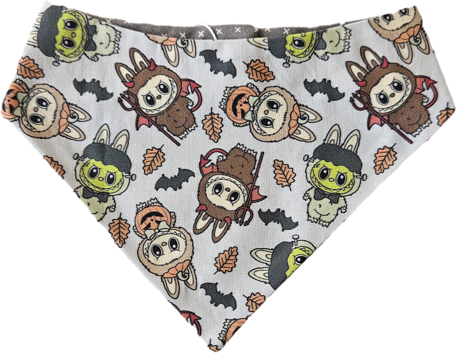 Monster Dog Bandana - Gray
