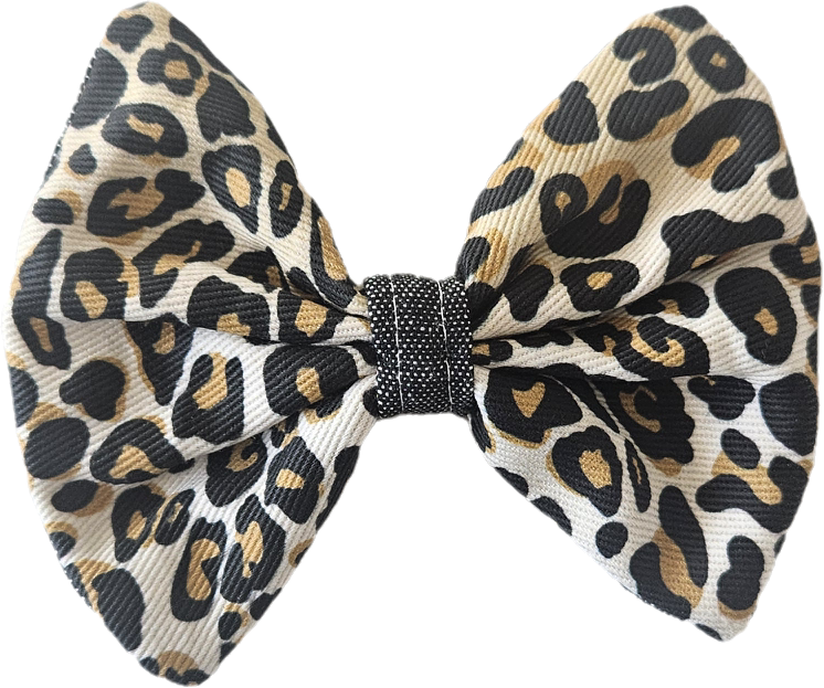 Cheetah Bow with Clips