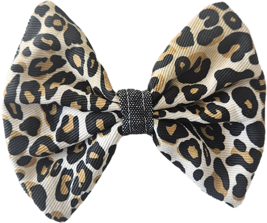 Cheetah Bow with Clips