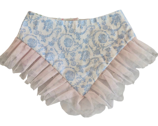 Pastel Birthday with Tulle Dog Bandana