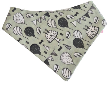 Black & Gray Birthday Dog Bandana