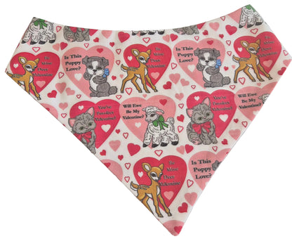Retro Valentine Dog Bandana