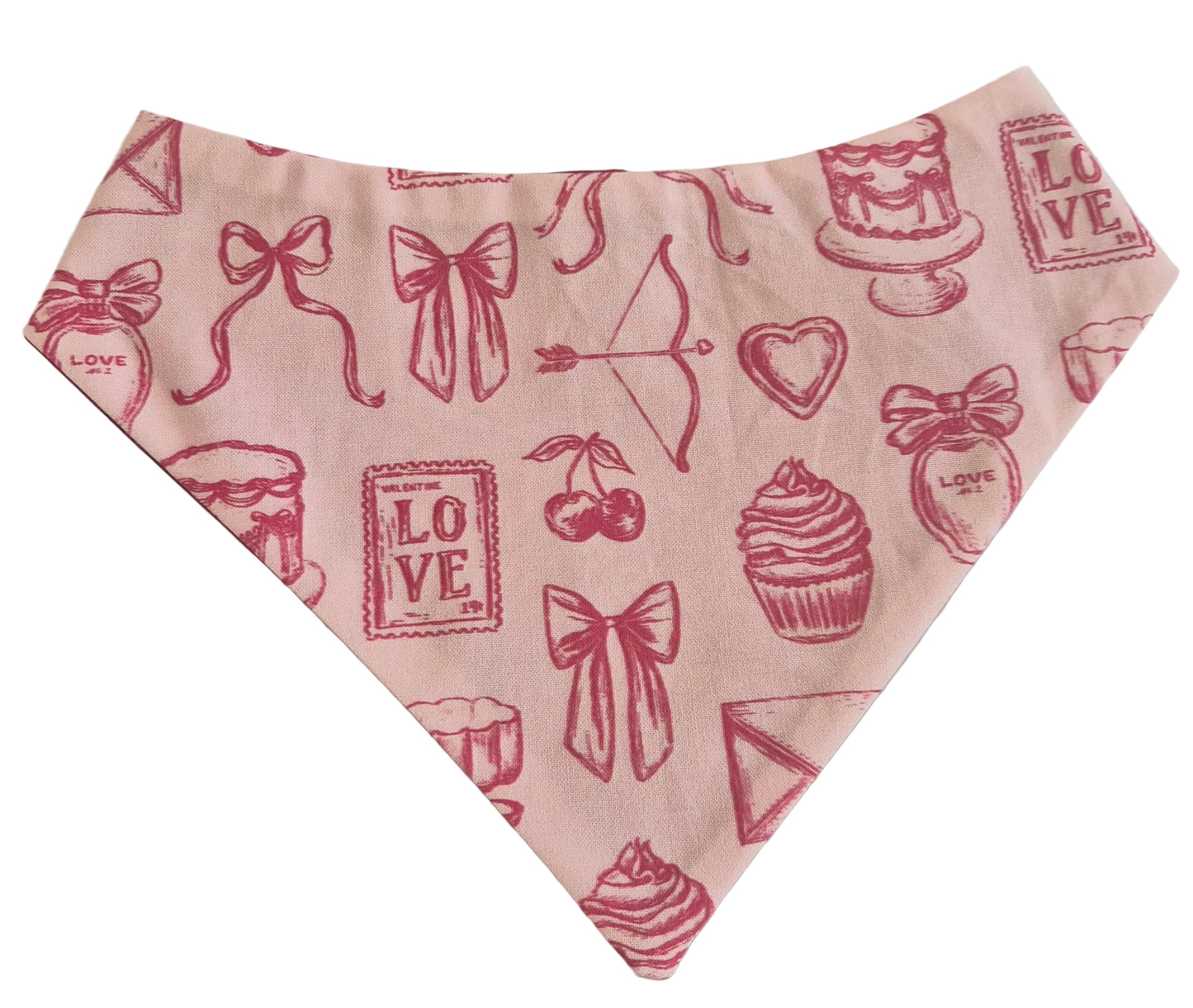 Love Note Valentine Dog Bandana