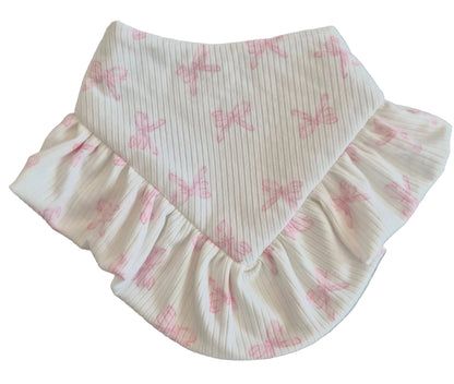 Big Bow with Ruffle Dog Bandana