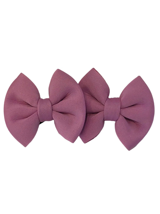 Purple Double Bows