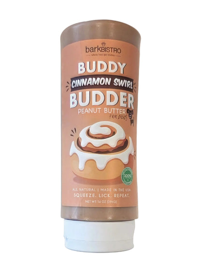 Dog Peanut Butter Buddy Budder - Squeeze Bottle 14 oz