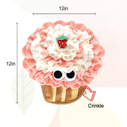 Snuffy – Strawberry Cupcake Snuffle Toy