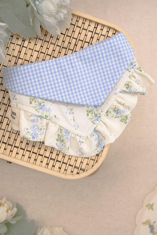 Cream Flower Dog Bandana