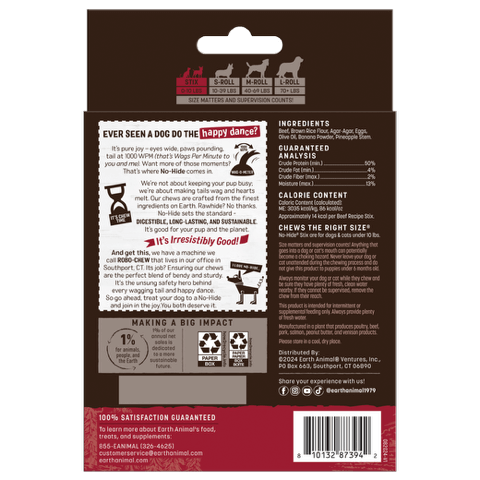 No-Hide® Beef Stix