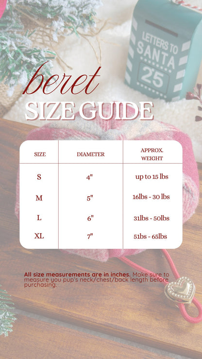 Holiday Christmas Beret