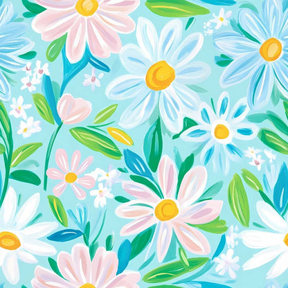 Springtime Snuggle Blooms Muscle Tee