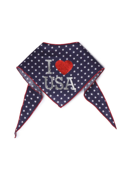 I Heart USA Bandana