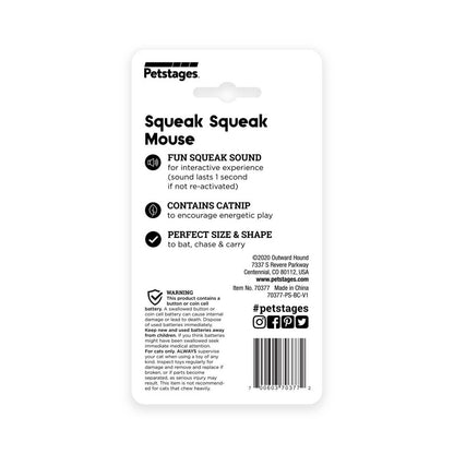 Catstages Squeak Squeak Mouse Grey