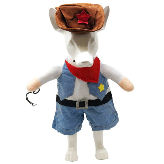 Rodeo Bones Cowboy Pet Dog Costume Uniform