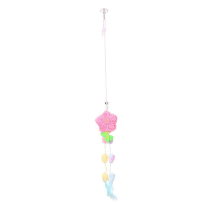 Moo - Soft Pastel Flower Hanging Teaser Toy