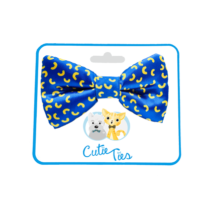 Mac and Cheese Blue Dog Bow Tie