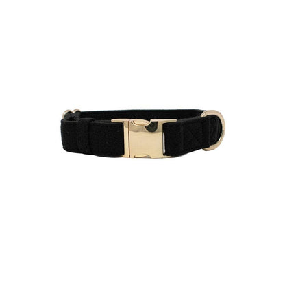 Collar para perros Ryan | Collar para perros negro | Collar para perros: XS: 8 - 12" (5/8" de ancho)