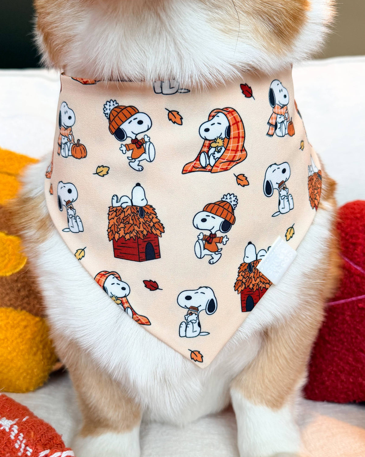 Falloween Snoopy Dog Bandana