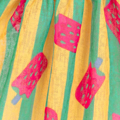 Bohemian Strawberry Ice Pop Dog Dress