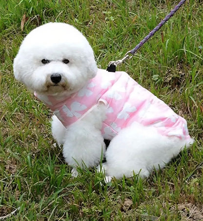 Pink Bows Dog Vest