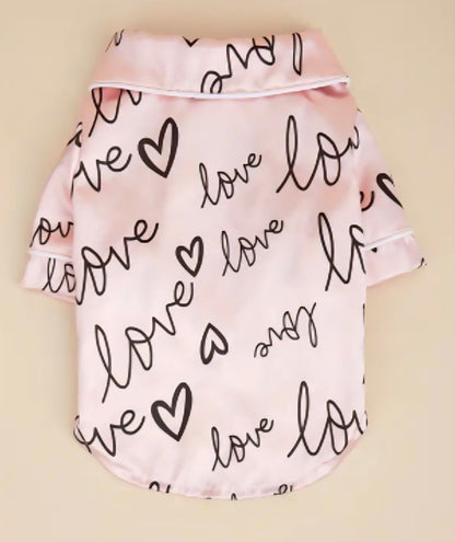 Love Dog Pajamas - Pink