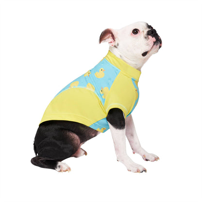 Sun Shield Dog T-Shirt - Rubber Ducks