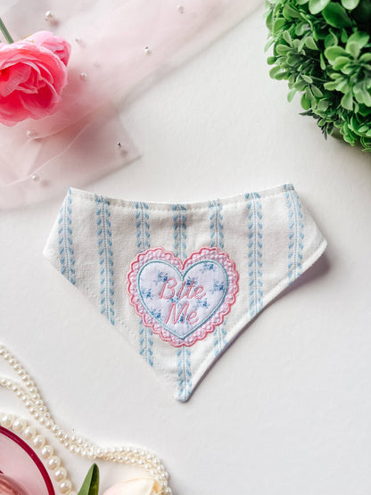 Bite Me Reversible Embroidery Denim