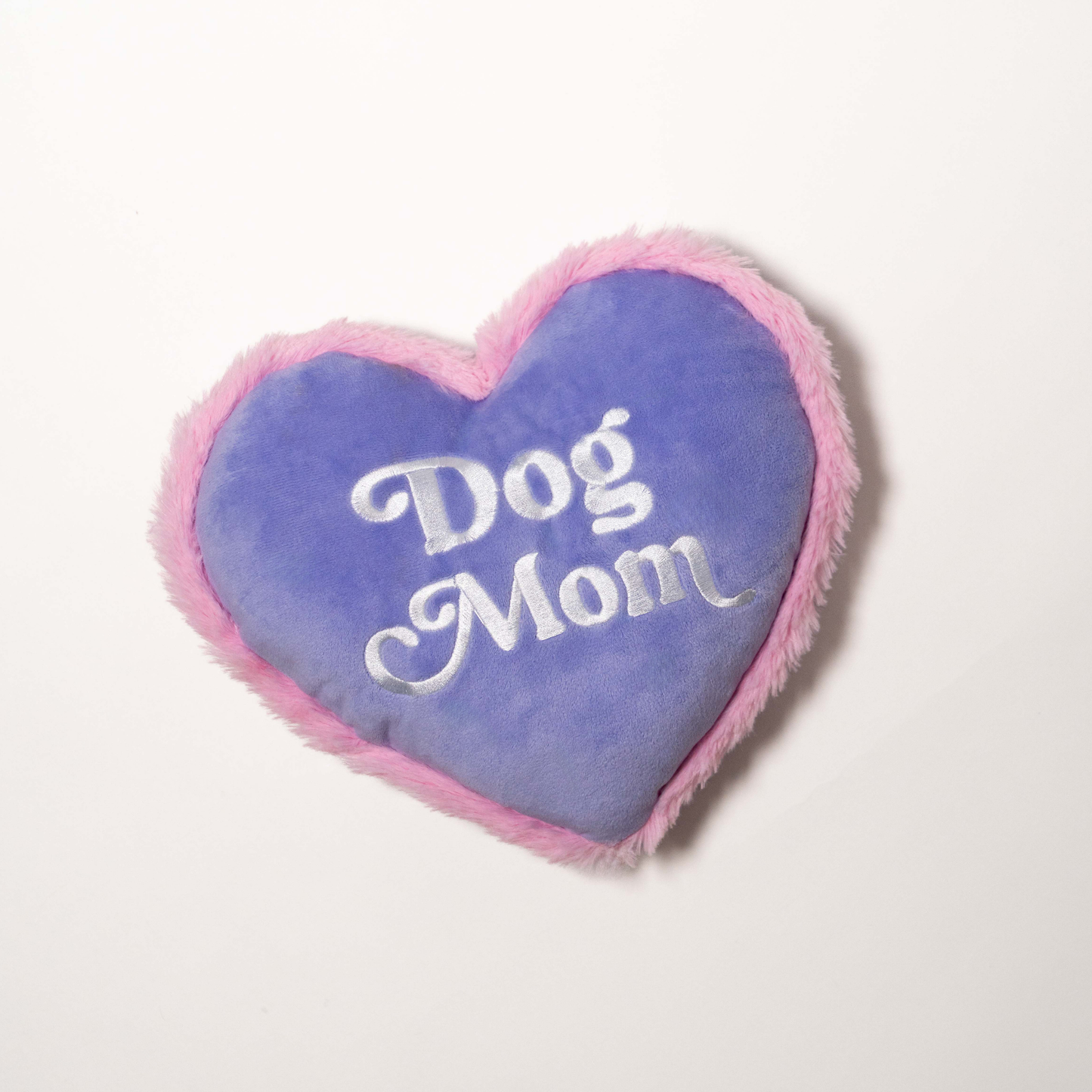 Dog Mom Plush Pillow & I <3 Mom Dog Toy Set