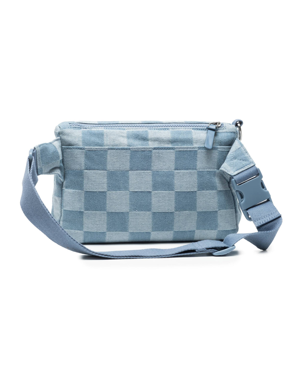 Denim Check Dog Walk & Train Sling Bag