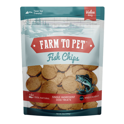 Fish Chips Dog Treats: Standard 4oz